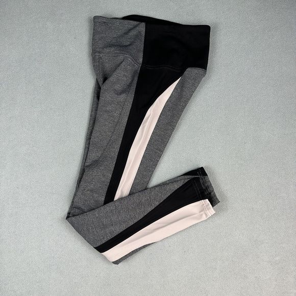 Lululemon Get Going Train Leggings Womens 4 Gray Black Pink Blush High Rise 24" - Picture 11 of 13